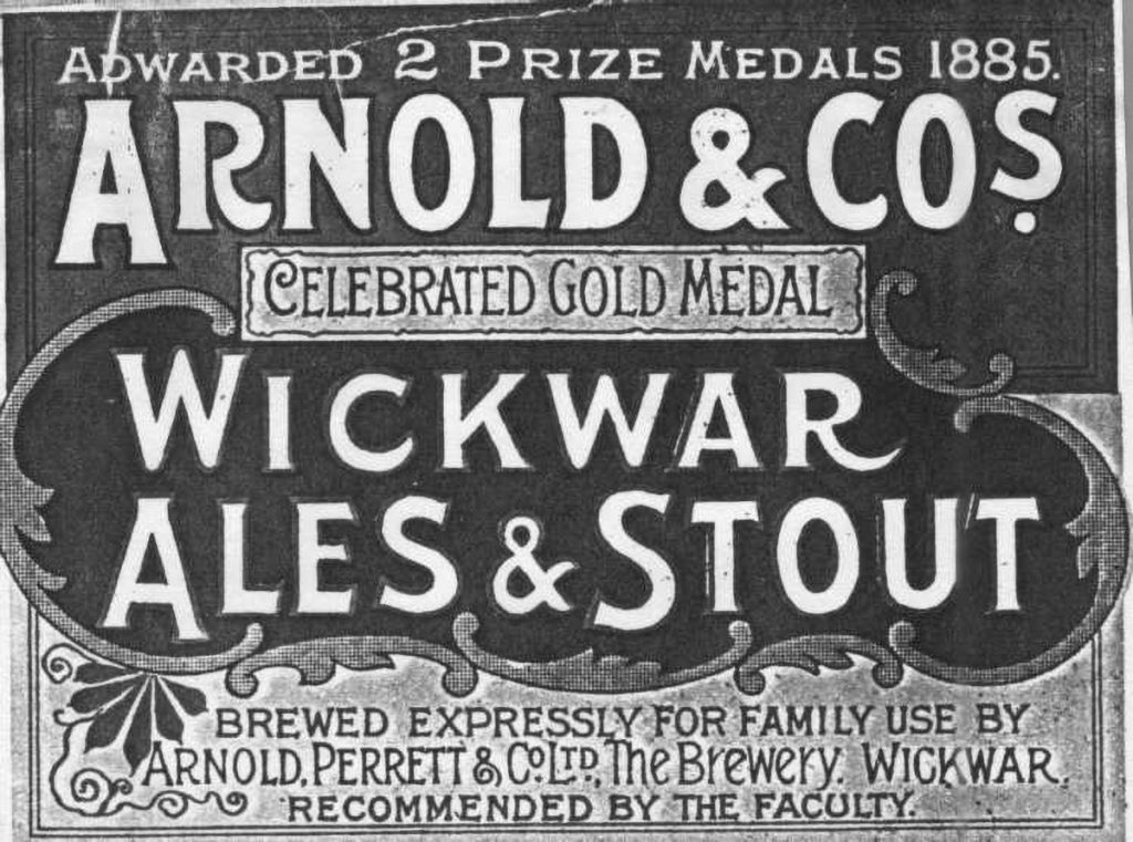 Arnold Perrett and Co. Ales and Stout Advert - Wickwar