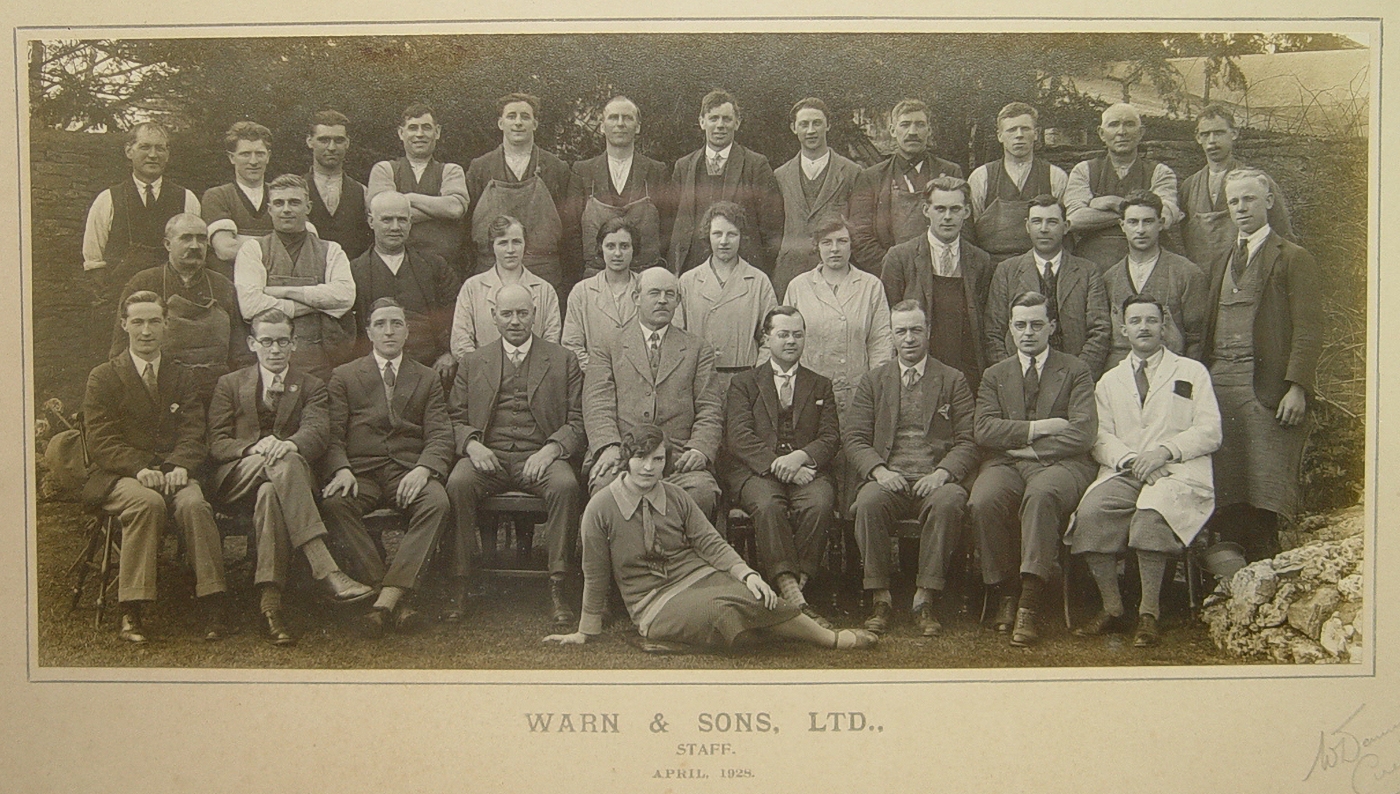 Warn & Sons Ltd Brewery, Tetbury - Staff photo 1938