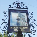 Pier View Pub Sign - Sharpness