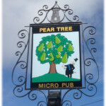 Pear Tree Micropub Castle Pub Sign - Charfield