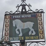 White Horse Pub Sign - Soudley