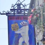 White Bear Pub Sign - Tewkesbury